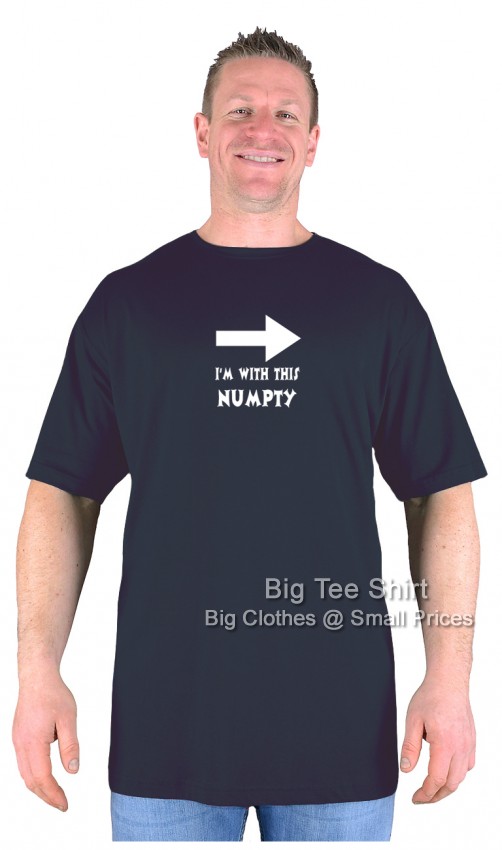 Black Big Tee Shirt Numpty T-Shirt