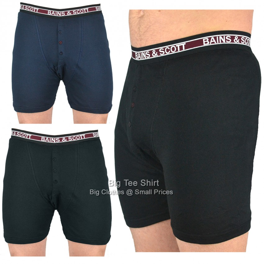 Black Bains and Scott Jack MULTIPACK Mens Boxer Shorts