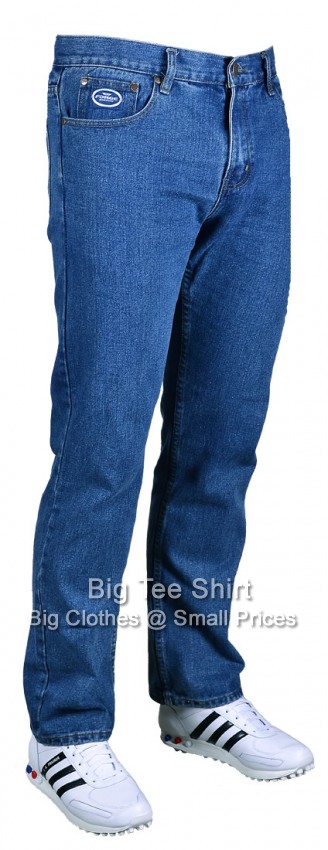 Stone Wash Forge Lynk Classic Plain 30 Inch Inside Leg Jeans (S)