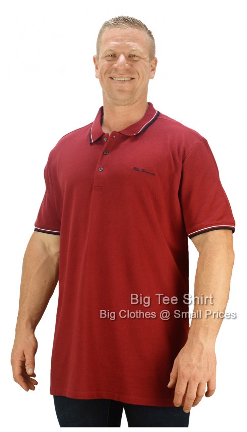 Red Ben Sherman Signature Polo Shirt - EOL