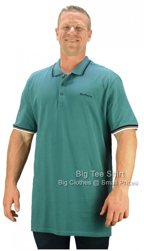 Teal Ben Sherman Signature Polo Shirt - EOL
