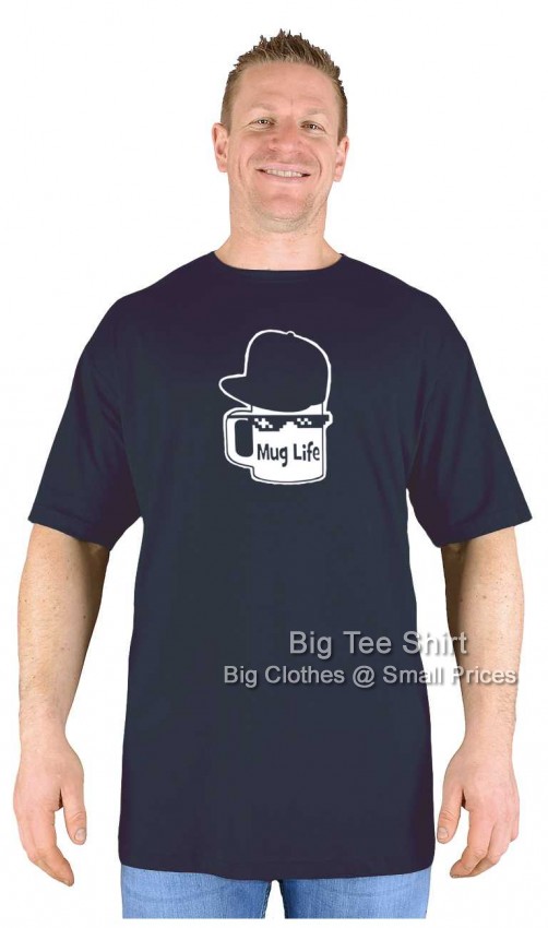 Black Big Tee Shirt Mug Life T-Shirt