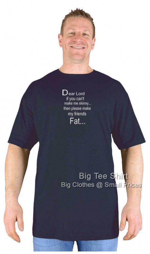 Black Big Tee Shirt Dear Lord T-Shirt