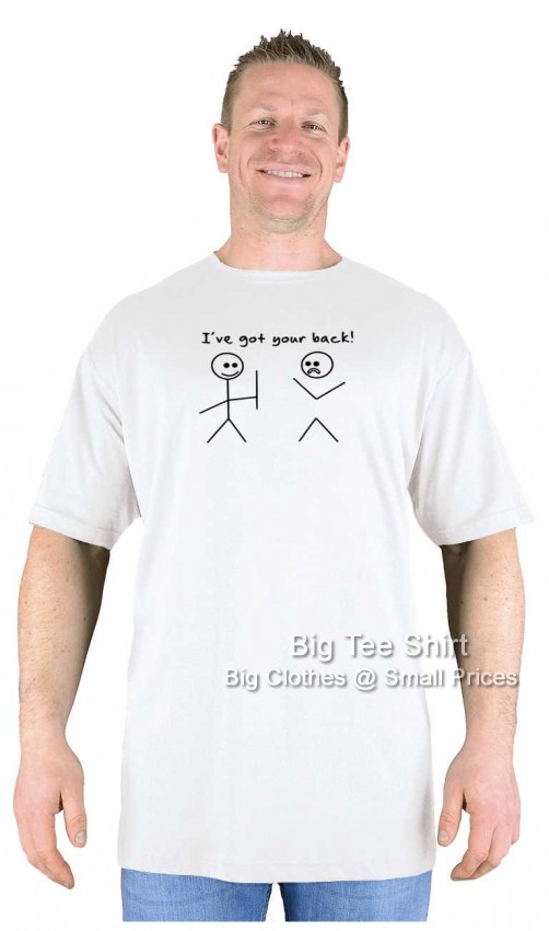 White Big Tee Shirt Best Mate T-Shirt 