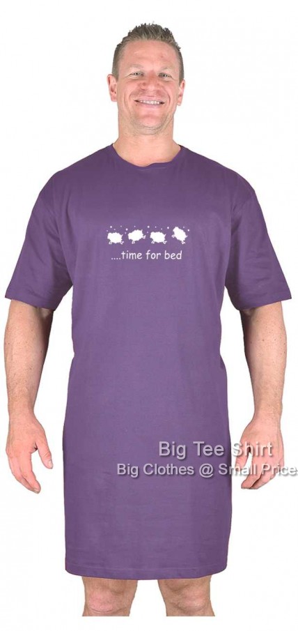 Pale Purple Big Tee Shirt Sheepy Nightshirt