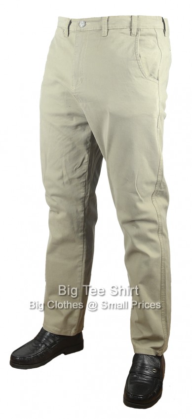 Stone Kam Declan Chino Style 31 Inch Inside Leg Stretch Trousers 