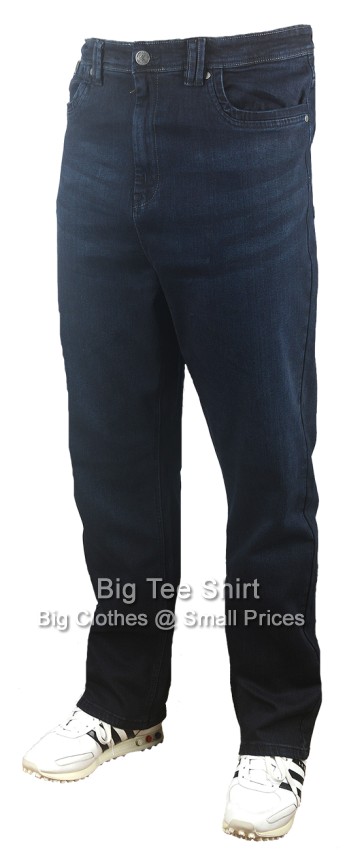 Indigo Blue Kam Jota 29  Inch Inside Leg Stretch Jeans