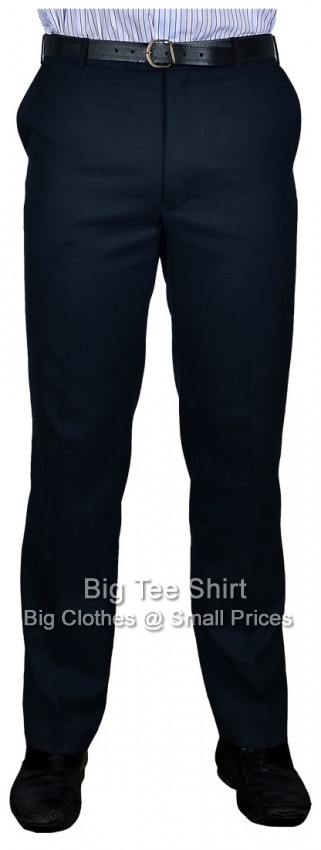 Navy Blue Durapress Trousers