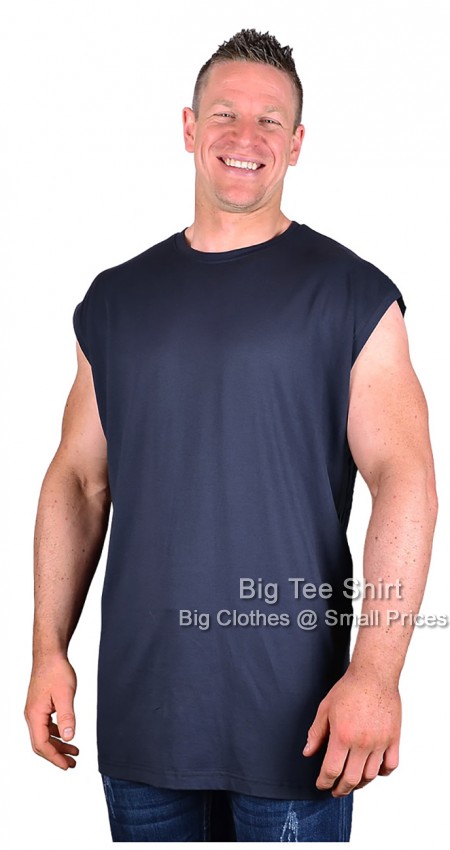 Navy Blue Espionage Hiker Sleeveless T-Shirt