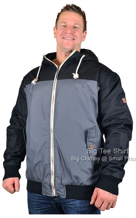 Black Charcoal D555 Turin Padded Jacket