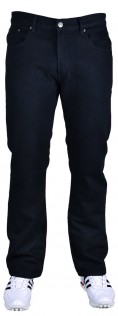 Black Kam Classic 31 Inch (R) Inside Leg Jeans  (K150)