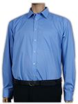 Midnight Blue Double Two Classic Long Sleeve Shirt