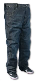 Kam Calvin Worn Look  32 Inch Inside Leg Fashion Jeans (R)