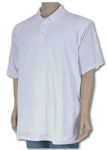 White Kam Dawson Cotton Chest Pocket Polo Shirt
