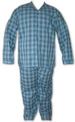 Blue Check Espionage Duncan Pyjama Set (PJ-020)