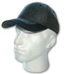Black Herringbone Ben Sherman Baseball Cap (MB7514)