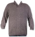 Fawn Metaphor Gatens Shawl Neck Jumper (02268)
