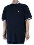 Navy Espionage Travis Mini Shawl Collar Polo Shirt (P0-46)