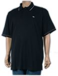 Black Espionage Valli Fashion Polo Shirt (P0-50)