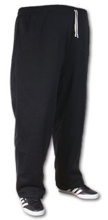 Black Corded Big Tee (BIG LAD) 27 inch Inside leg Jogging Bottoms (Straight Leg)
