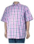Pink Bar Harbour New Yorker Short Sleeve Shirt (9309-A)
