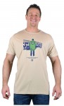 Beige Im a Mod Stomp Clothing Printed T-Shirt
