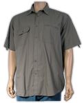 Khaki Cotton Valley Homer Short Sleeve Shirt (14115)
