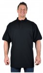 Black Kam Lion Medium Weight Polo Shirt (KBS-501A)