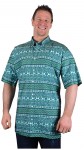 Green Espionage Azteca Short Sleeve Shirt