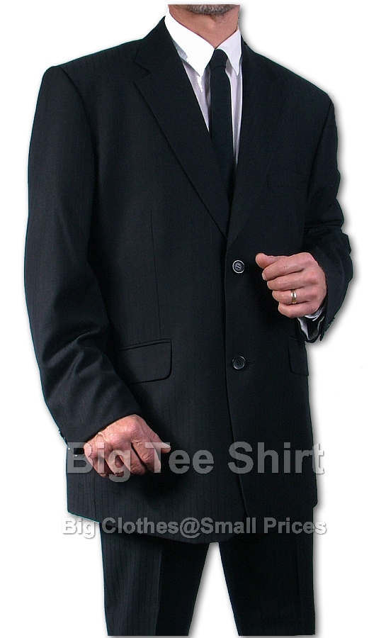 A formal suit for a big and tall man.