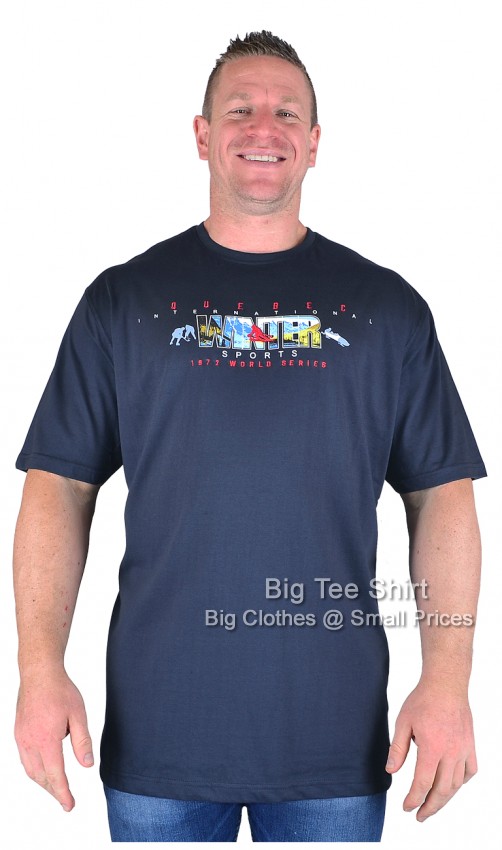 Navy Blue Metaphor Quebec T-Shirt