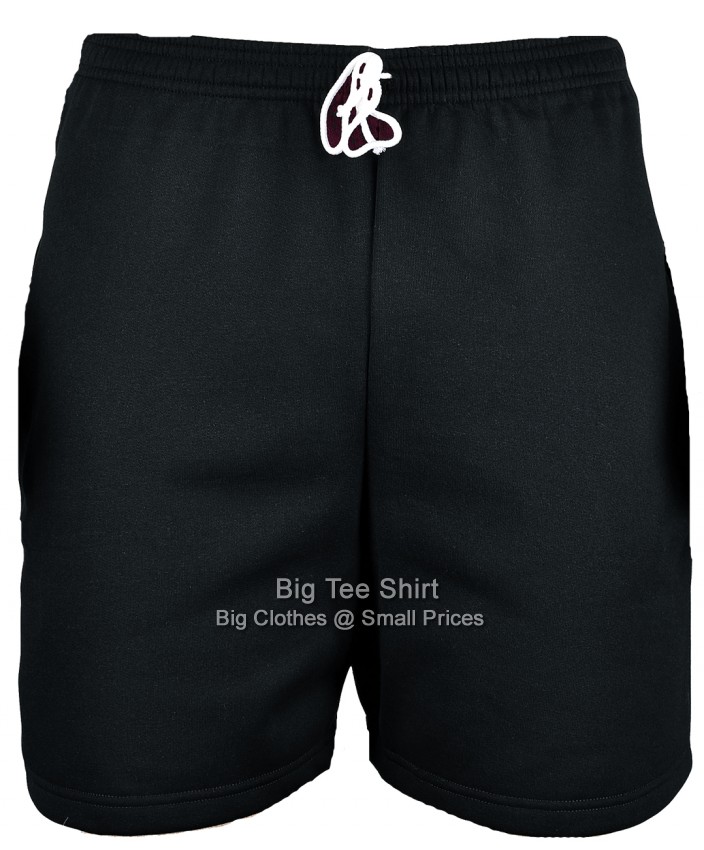 Black Big Tee Shirt Fritz Shorts