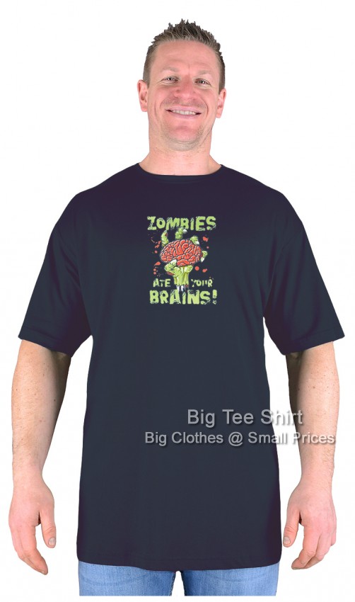 Black Big Tee Shirt Brain Crave T-Shirt