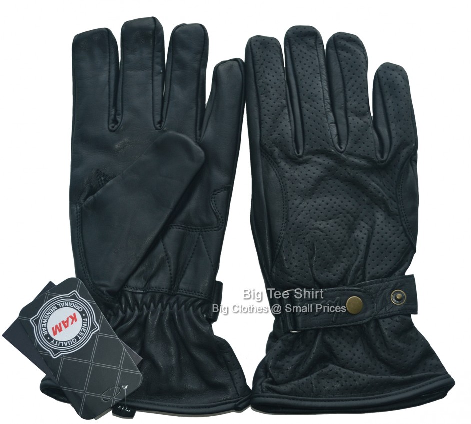 Kam Mansell Leather Driving Gloves
