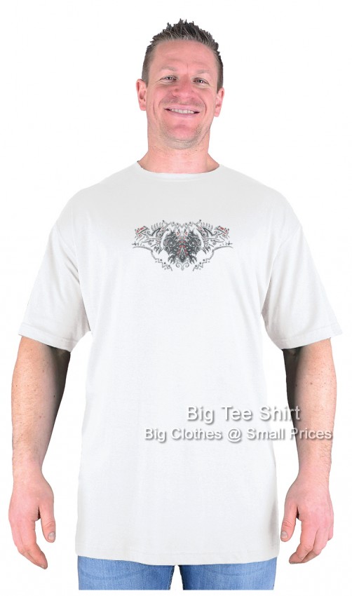 White Big Tee Shirt Sinner T-Shirt