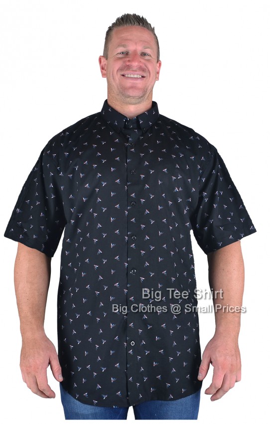 Black Espionage Kingfisher Short Sleeve Shirt