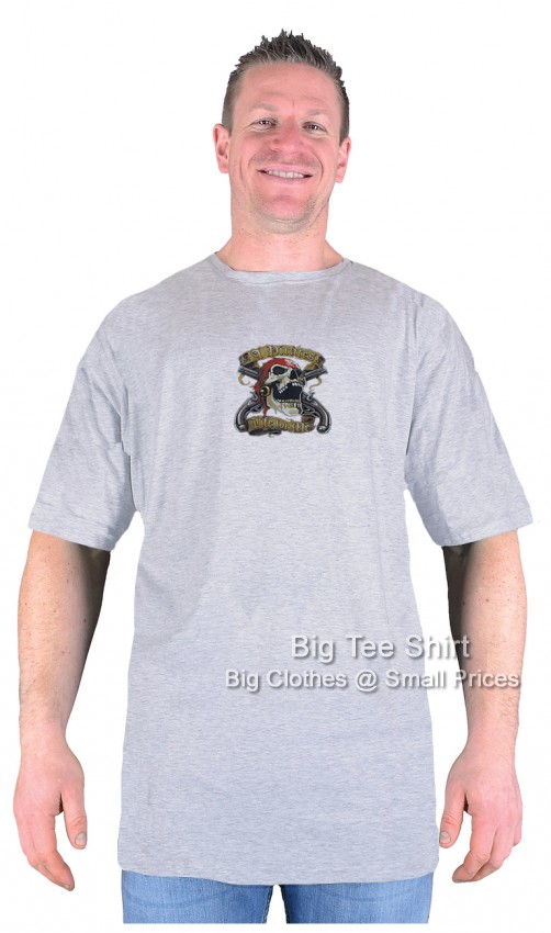 Silver Marl Big Tee Shirt Swashbuckler T-Shirt