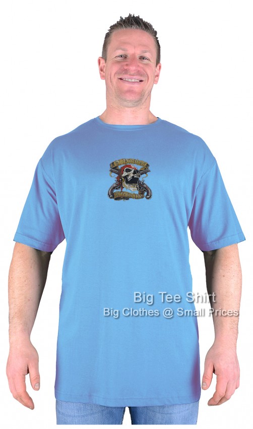 Soft Blue Big Tee Shirt Swashbuckler T-Shirt