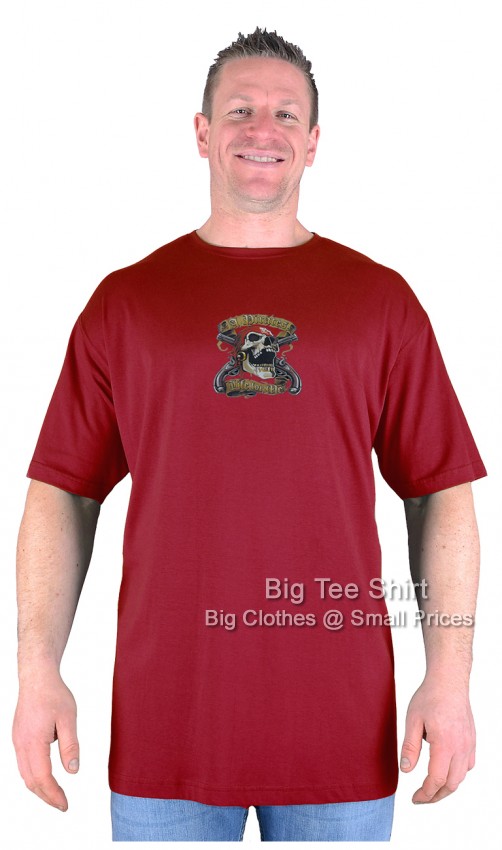 Burgundy Big Tee Shirt Swashbuckler T-Shirt