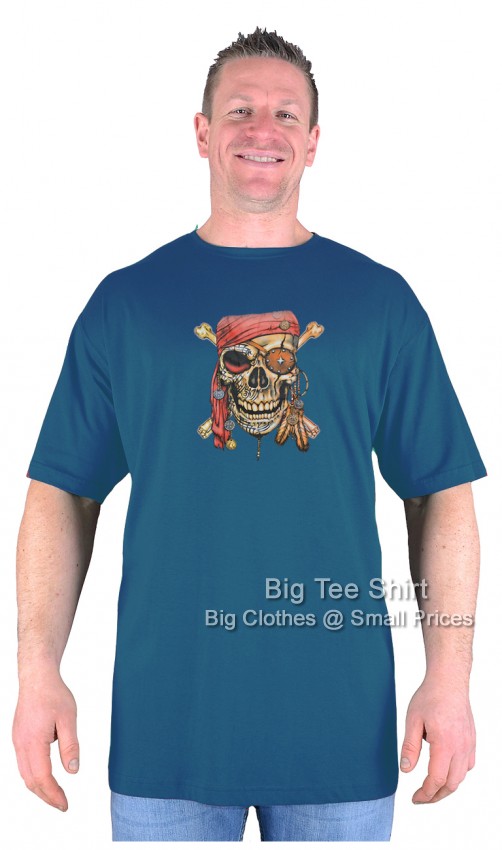 Petrol Blue Big Tee Shirt Sea Dog T-Shirt