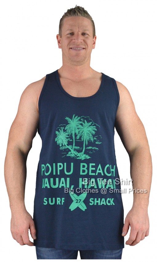 Navy Blue Kam Poipu Beach Vest