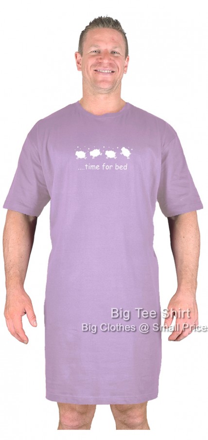 Lilac Big Tee Shirt Sheepy Nightshirt