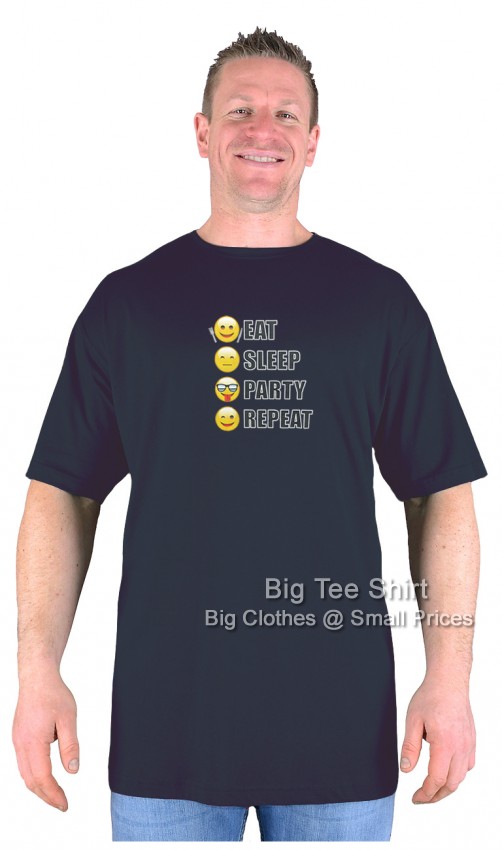 Black Big Tee Shirt Party Animal T-Shirt