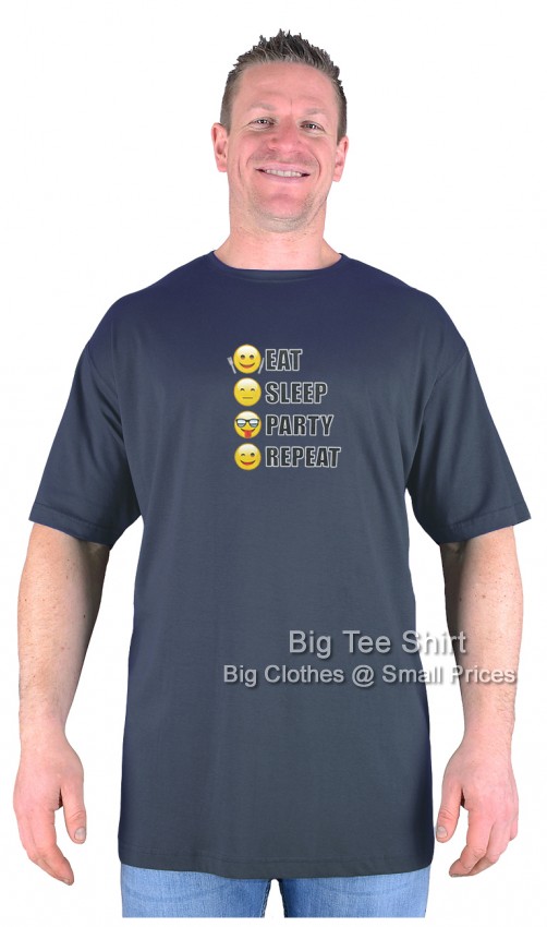 Charcoal Big Tee Shirt Party Animal T-Shirt