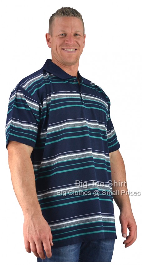 Navy Blue Brooklyn Clark Polo Shirt