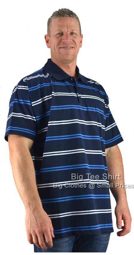 Navy Blue Brooklyn Robertson Polo Shirt