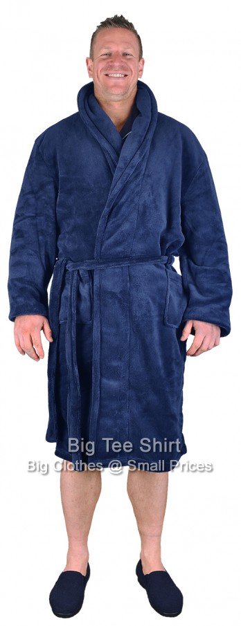 Denim Blue Espionage Garner Ultrasoft Dressing Gown