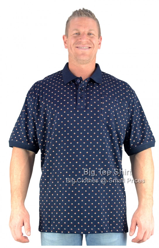Navy Blue Espionage Gifford Polo Shirt