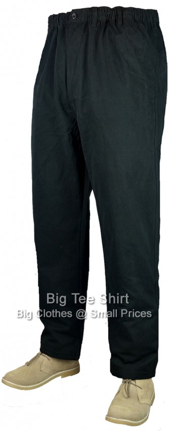 Black Espionage Wiltshire Rugby Style Trousers