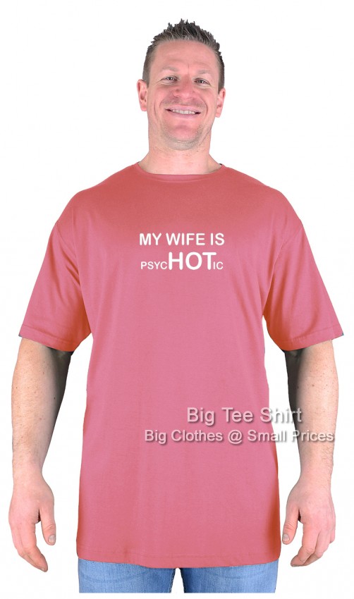 Berry Red Big Tee Shirt My Wife is HOT T-Shirt
